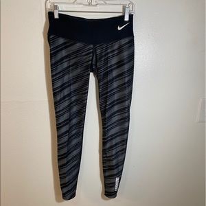 Nike NFL Team Apparel Womens Chargers Tights Sz sm